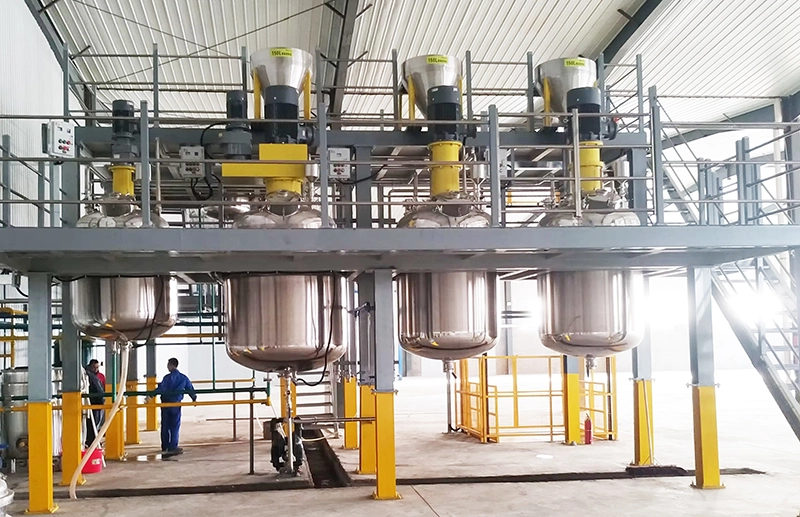 D&acirc;y chuyền sản xuất ho&agrave;n thiện sơn c&ocirc;ng nghiệp gốc nước
